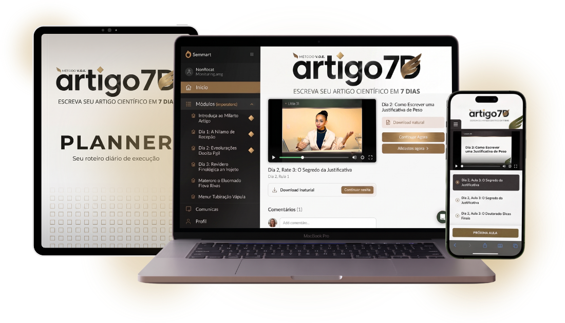 Mockup do Artigo 7D - Escreva seus Artigos Científicos em 7 Dias